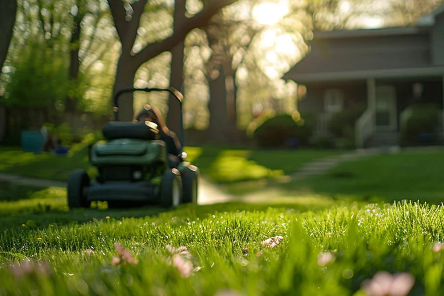 battery power lawn mowers